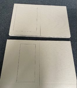 realisation corrupad plat feuille a feuille calage protection carton machine a affranchir 1