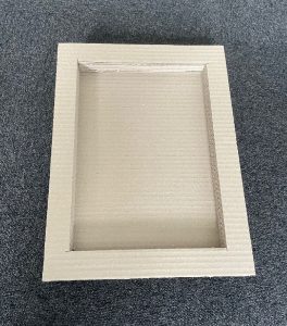 realisation corrupad plat feuille a feuille calage protection carton machine a affranchir 2